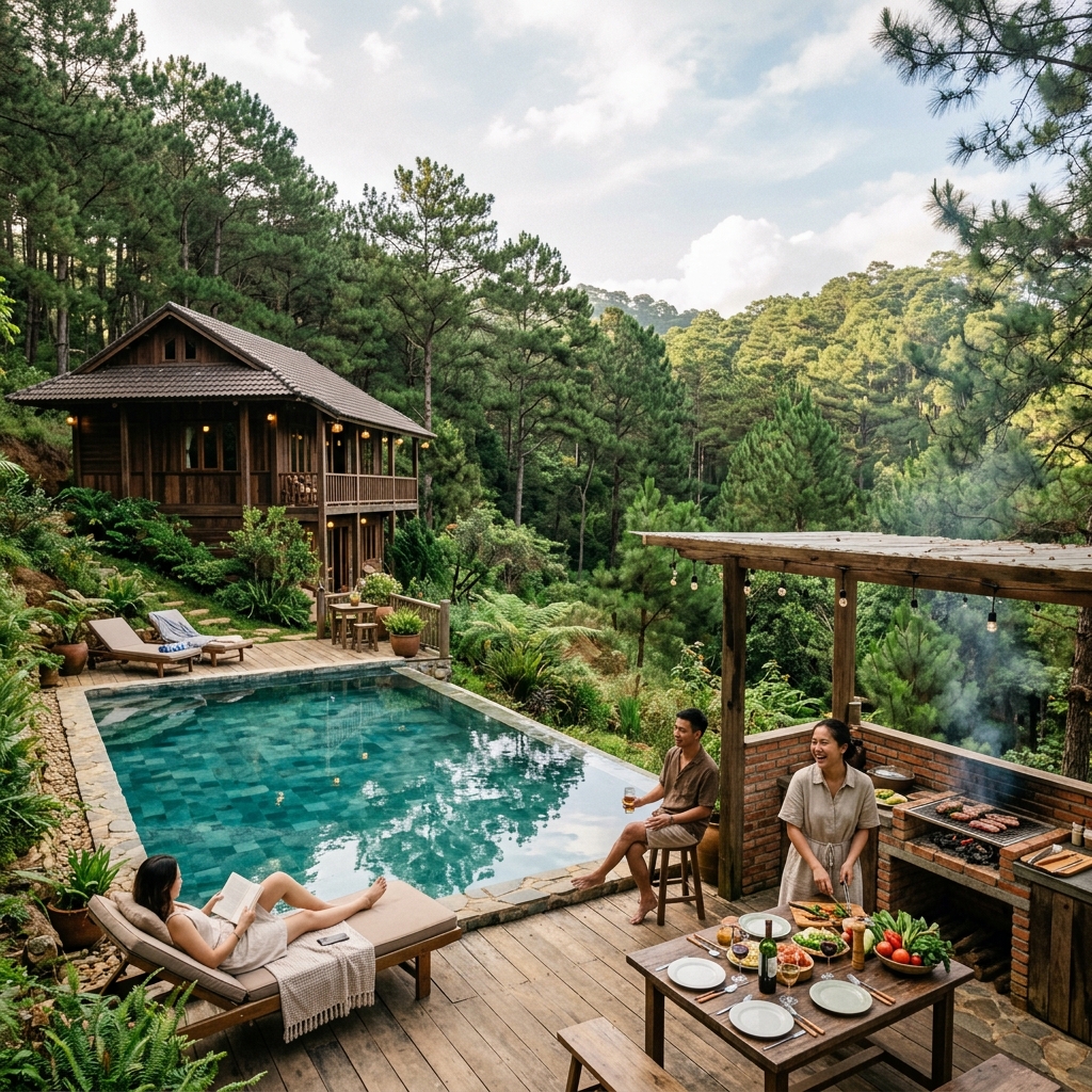 Kinh Nghiệm Chọn Thuê Villa Đà Lạt Cho Đoàn 20 Người